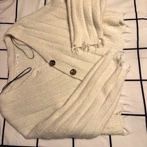 double zero cropped hemmed sweater